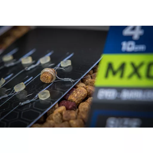 Matrix MXC-6 0,145 mm 4" 10 cm F1 Band 16-os szakáll nélküli előkötött horog 8 db/csomag
