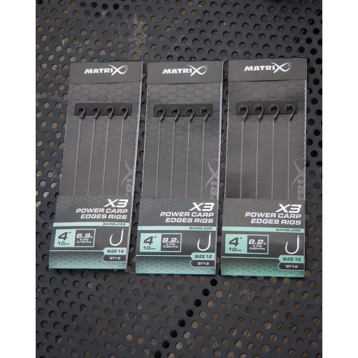 Matrix X3 Power Carp Edge 12-es 0,2 mm 10 cm előkötött horog
