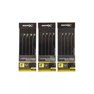   Matrix X6 Carp Pellet Rigger 14-es 0,18 mm 10 cm csaligyűrűs előkötött horog