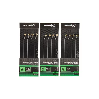   Matrix X8 X-Power Carp 14-es 0,23 mm 10 cm csaligyűrűs előkötött horog