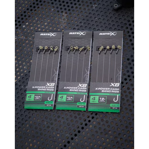 Matrix X8 X-Power Carp 14-es 0,23 mm 10 cm csaligyűrűs előkötött horog