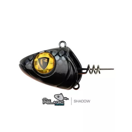 Fox Rage Slick Pelagic Heads Lemon Tiger csavaros gumihalfej 60 g 1 db