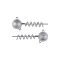 Fox Rage Mega Screws csavaros gumihalfej 20 g