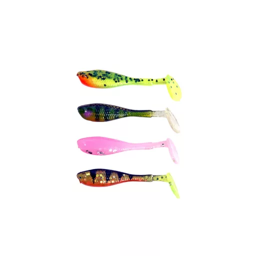Fox Rage Micro Lures 8x Ultra UV Micro Tiddler Fast 5 cm twister