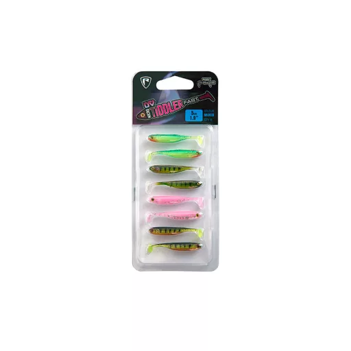 Fox Rage Micro Lures 6x Ultra UV Mini Fry 7 cm twister
