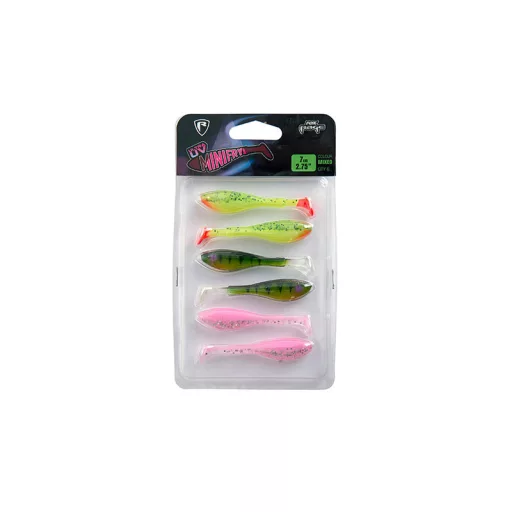 Fox Rage Micro Lures 6x Ultra UV Mini Fry 7 cm twister