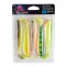 Fox Rage Zander Pro Shad Mixed Colour Lure Packs vegyes UV színek 12 cm gumihal