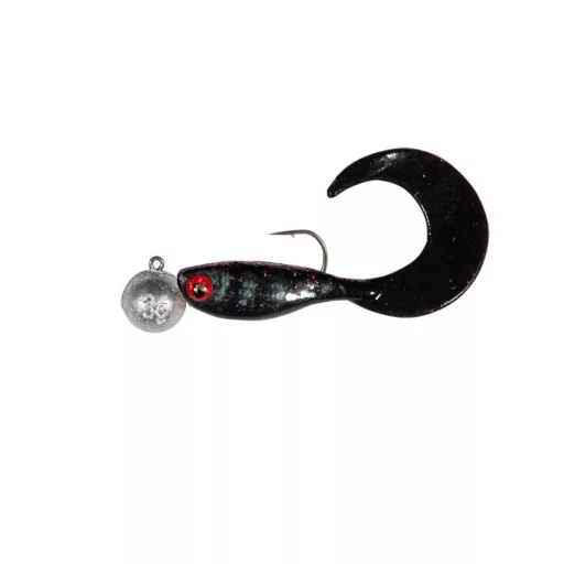 Fox Rage Micro Grub Mixed Colour Loaded Lure Pack vegyes UV: Nightmare, Chartreuse Ayu, Lemon Tiger, Hot Olive 3 g-os jigfejjel 4 db/csomag twister