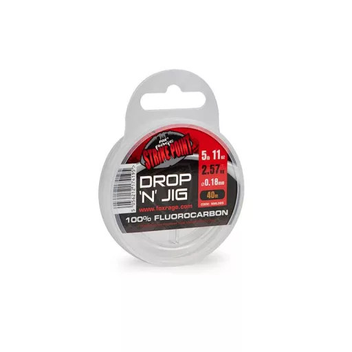 Fox Rage Strike Point Drop N Jig 0,20 mm 40 m fluorocarbon zsinór
