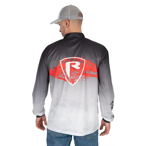 Fox Rage Performance Team fekete-szürke hosszú ujjú felső 2XL