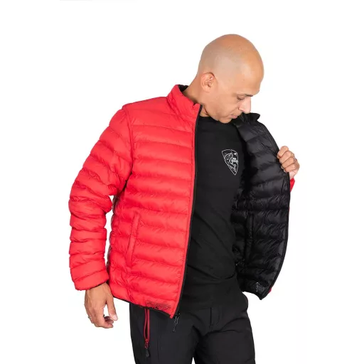 Fox Rage Reversible Quilted fekete L kabát
