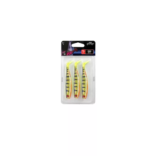 Fox Rage Pro Shad Single Colour Packs UV Lemontiger 14 cm 1 db gumihal