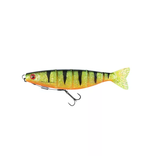 Fox Rage Súlyozott Pro Shad Jointed UV piros Wake 14 cm swimbait