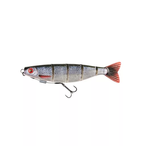 Fox Rage Súlyozott Pro Shad Jointed UV natúr sügér 18 cm swimbait