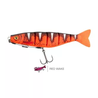   Fox Rage Súlyozott Pro Shad Jointed UV piros Wake 18 cm swimbait