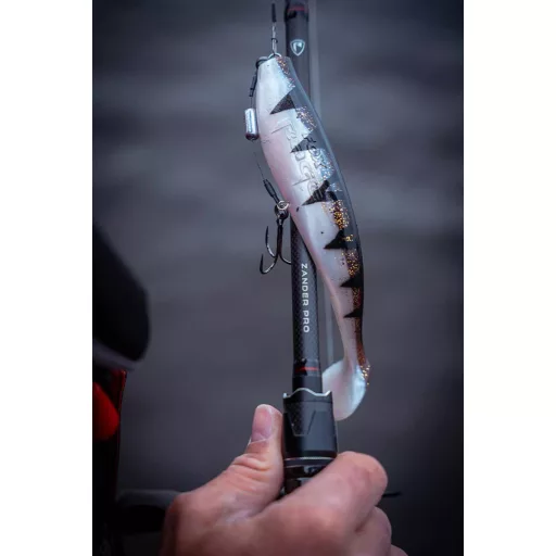 Fox Rage Zander Pro Shad Loaded UV csillámos sügér 16 cm swimbait