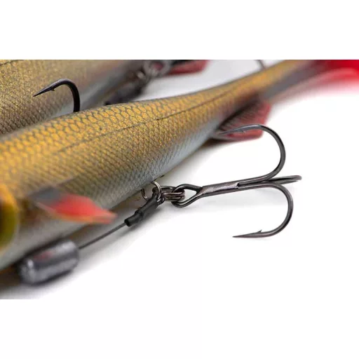 Fox Rage Super Slick Shad Loaded UV ezüst Ghost 18 cm swimbait