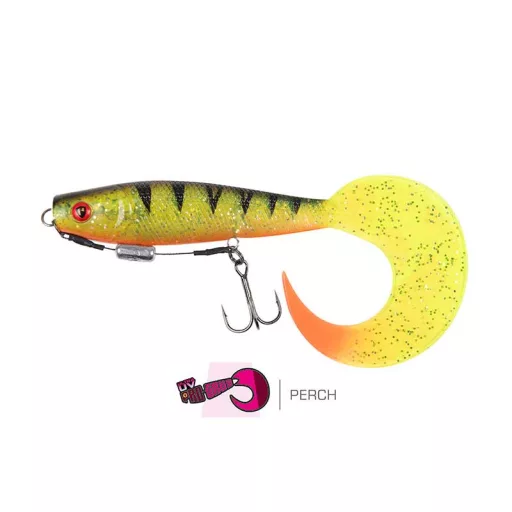 Fox Rage Pro Grub Loaded natúr sügér 12 cm swimbait