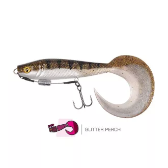   Fox Rage Pro Grub Loaded UV csillámos sügér 12 cm swimbait