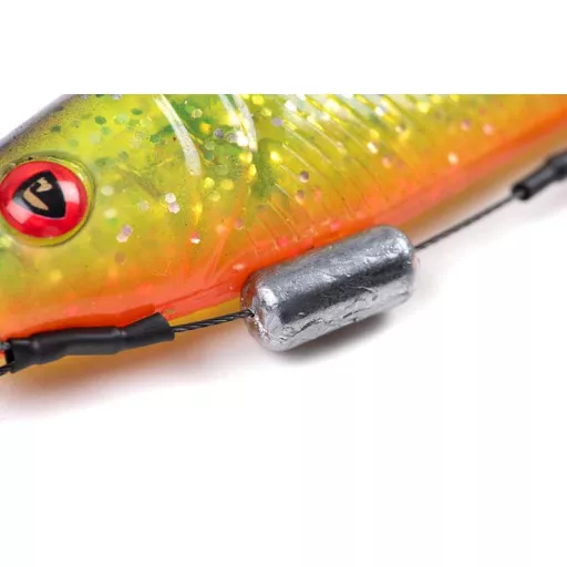 Fox Rage Pro Grub Loaded UV csillámos sügér 12 cm swimbait