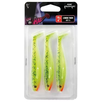   Fox Rage Slick Shad Single Colour Packs Ultra UV-Lemontiger 11 cm 1 db gumihal