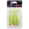 Fox Rage Slick Shad Single Colour Packs Ultra UV-Lemontiger 11 cm 1 db gumihal
