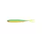 Fox Rage Slick Finesse UV kék hátú chartreuse 9 cm 1 db gumihal