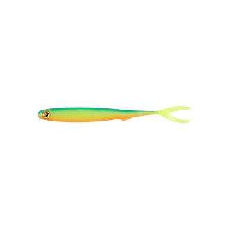   Fox Rage Slick Finesse UV kék hátú chartreuse 11 cm 1 db gumihal