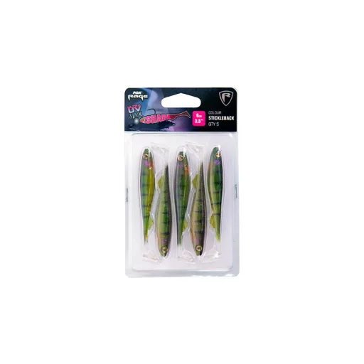 Fox Rage Slick Shad Single Colour Packs Ultra UV-uv Green Pumpkin 7 cm 1 db gumihal