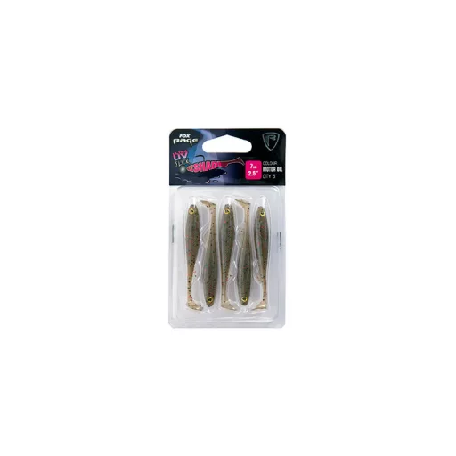 Fox Rage Slick Shad Single Colour Packs Ultra UV-uv Green Pumpkin 11 cm 1 db gumihal