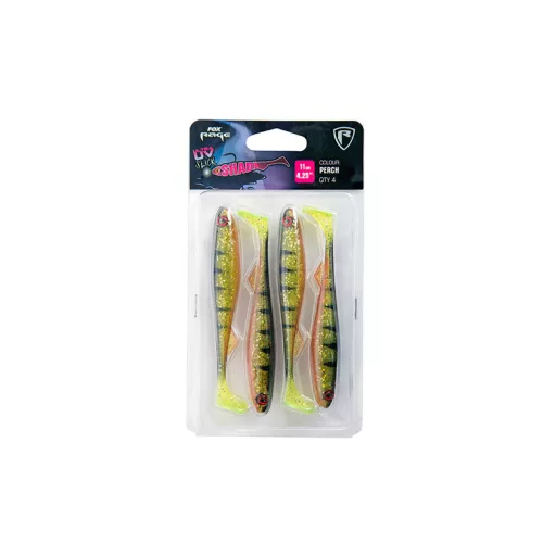Fox Rage Slick Shad Single Colour Packs UV YOUNG sügér 9 cm 1 db gumihal