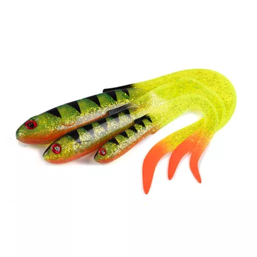 Fox Rage Slick Eel UV Hot Olive 35 cm 1 db gumihal