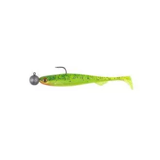   Fox Rage Loaded Slick Shad UV Lemon Tiger 9 cm 10 g-os jigfejjel 1 db gumihal