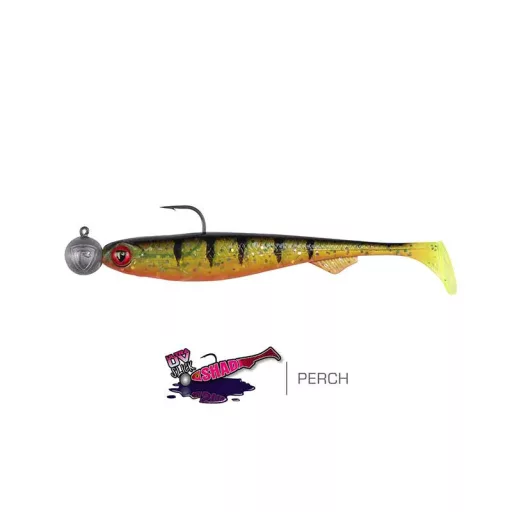Fox Rage Loaded Slick Shad UV Wagasaki 9 cm 10 g-os jigfejjel 1 db gumihal