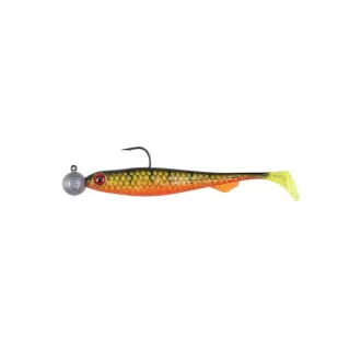   Fox Rage Loaded Slick Shad UV natúr sügér 13 cm 15 g-os jigfejjel 1 db gumihal