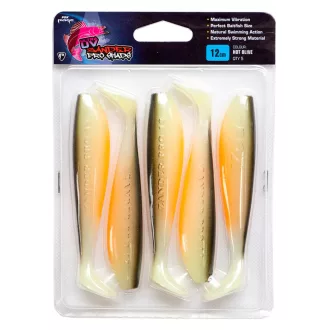   Fox Rage Zander Pro Shad Single Colour Packs 5x Ultra UV Hot Olive 12 cm 1 db gumihal