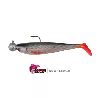   Fox Rage Loaded Zander Pro Shad bodorka (Ultra Natural Roach) 7,5 cm 5 g-os jigfejjel 1 db gumihal