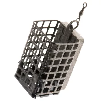   Jaxon EKO Infinite Distance zárt szögletes feeder etetőkosár 25 × 30 × 57 mm 80 g fekete 1 db