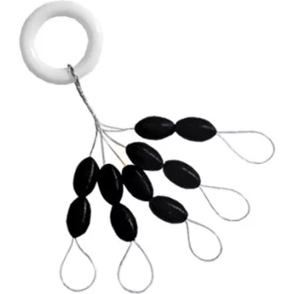   Jaxon szilikon xl fekete 7,5 × 4,5 mm fekete szilikon stopper