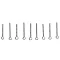Jaxon spare for hajszálelőkés 10 mm 2 × 0,42 mm csalitüske