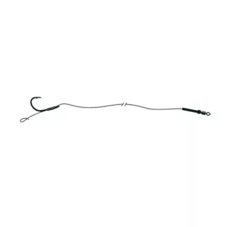   Jaxon XTR Carp 2-es 22 cm száron vezetett hajszálelőkés bojlis előkötött horog