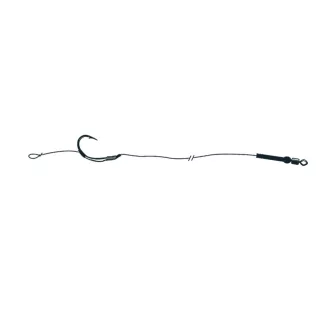   Jaxon XTR Carp 2-es 21 cm hajlított szárú horoggal szerelt bojlis előkötött horog