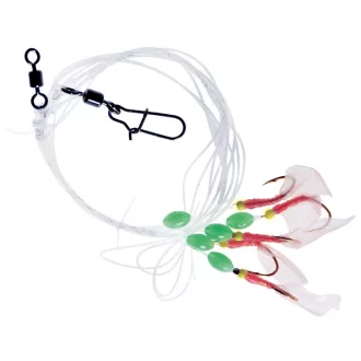   Jaxon Pro Marine heringező b 0,28/0,4 mm 150 cm 6-os 4 horoggal ragadozóhalas szerelék