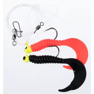   Jaxon twister ver tx 2/0 w weight 0,6 mm 70 mm ragadozóhalas szerelék