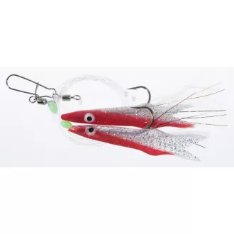   Jaxon Pro Marine 4/0 140 cm piros / fehér halas tőkehalazó szerelék