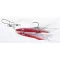 Jaxon Pro Marine 4/0 140 cm piros / fehér halas tőkehalazó szerelék