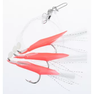   Jaxon triple-rig a 5/0 0,60/0,5 mm 120 cm ragadozóhalas szerelék