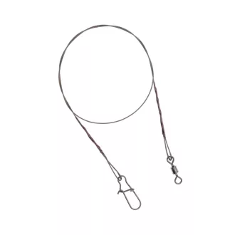   Jaxon sumato 8 kg 20 cm sötétbarna 1 × 19 szálú acélból ragadozóhalas előke 2 db/csomag