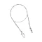 Jaxon sumato 8 kg 20 cm sötétbarna 1 × 19 szálú acélból ragadozóhalas előke 2 db/csomag