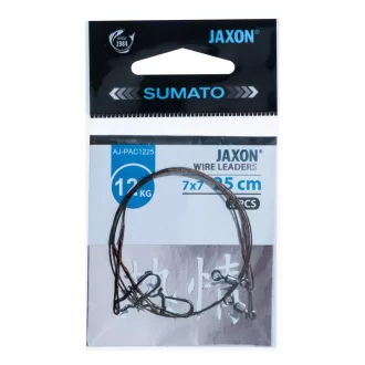   Jaxon sumato 12 kg 30 cm 7 × 7 szálú acélból ragadozóhalas előke 2 db/csomag